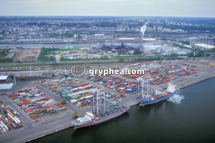 Port à containers Le Havre - gryphea.com